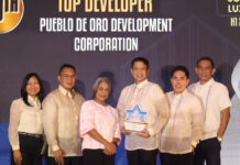 Pueblo de Oro named among Pag-IBIG Fund’s Top 10 Developers in South Luzon