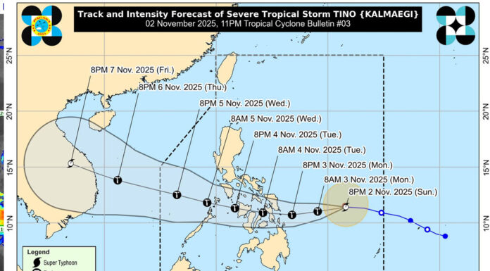 Sea Trips Cancelled in Caraga as Storm ‘Tino’ Gathers Strength