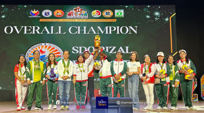 Rizal reigns supreme over 25 divisions in RAAM CALABARZON 2026