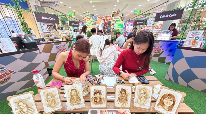 Art’e Likha brews creativity with Live Coffee Art Illustration at SM City Batangas